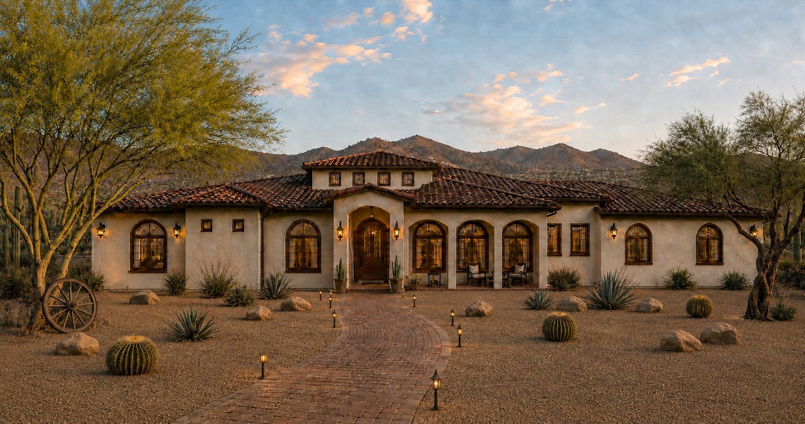 Spanish-Style Single Story Home